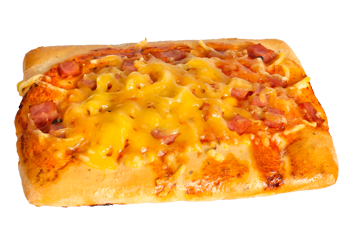 Ham pizza