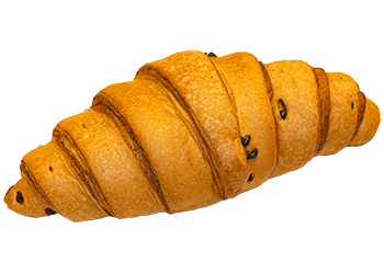Croissant mit Schoko chips