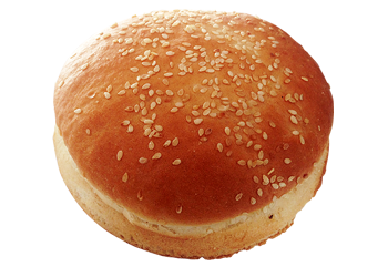 Das weiße Brötchen des Hamburgers - backen